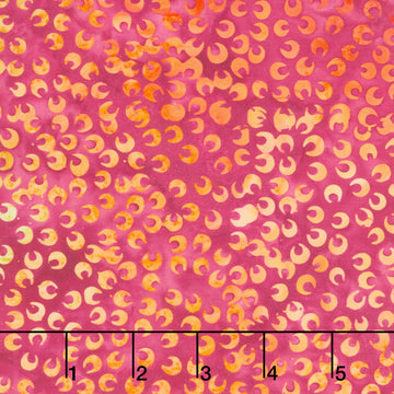 Posy Twist Batiks - Small Petals Purple Jelly Yardage