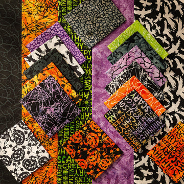 Boo Bash Batiks Strips