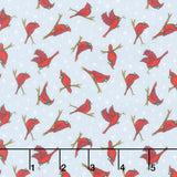 Friends & Flakes - Cardinal Sky Yardage
