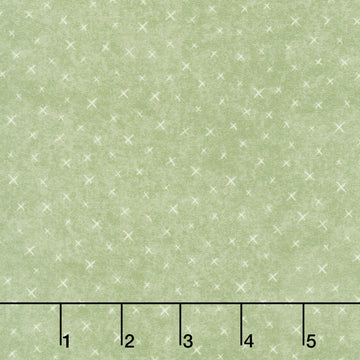 Friends & Flakes - Texture Green Yardage