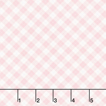 Aunt Grace Rock My Baby - Plaid Pink Yardage