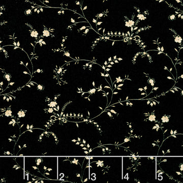 Modern Classics - Wispy Black Yardage