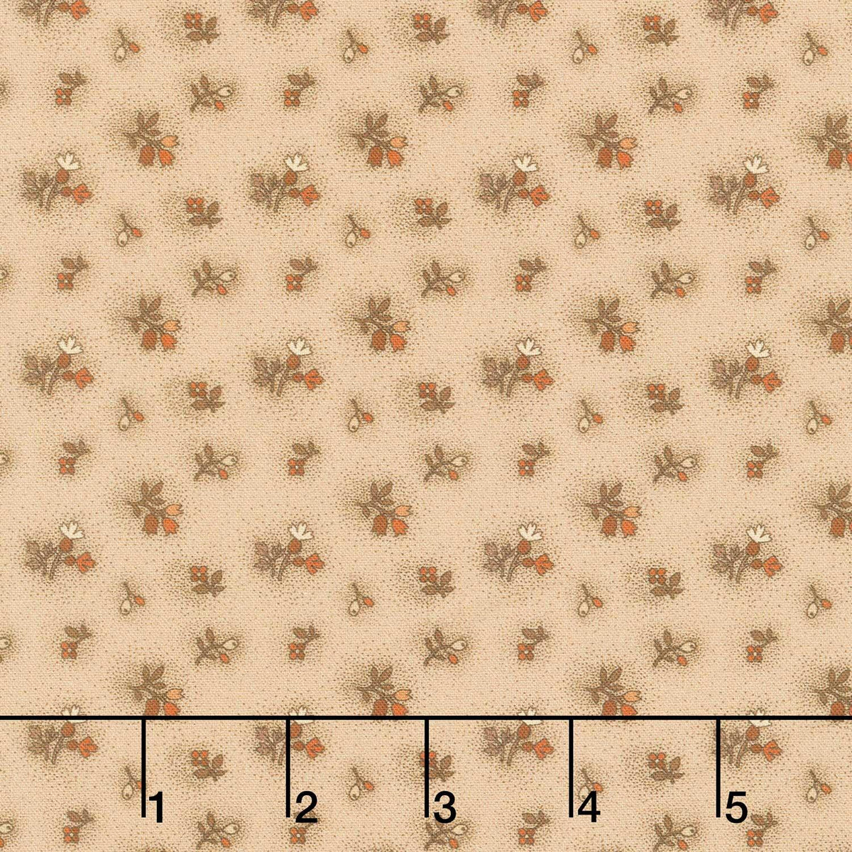 Midnight Cheddar - Cheddar Buds Beige Yardage