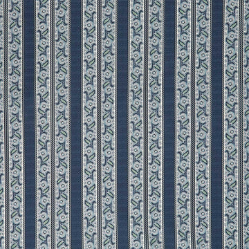 Blue Palisades - Stripe Navy Yardage