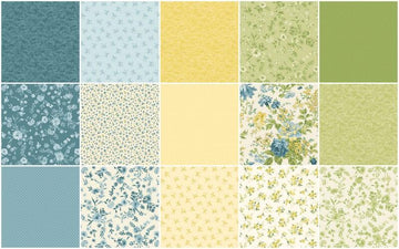 Buttercup & Blues 10" Squares