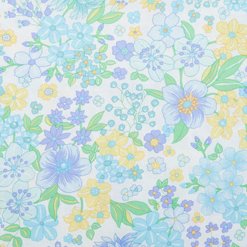 Sunlit Blooms - Focal Floral White 2 Yard Cut