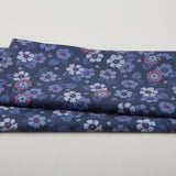 Carnaby Street - Bouquets Navy 2 Yard Cut