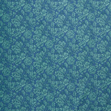 Cottage Flowers - Mallow Navy/Green Yardage