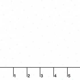 Kimberbell Basics Flannel - Small Dot White/Aqua Yardage
