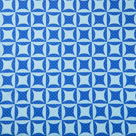Colorblock Party Cheater Prints - Breezeway Light Blue Dark Blue 108" Wide Backing