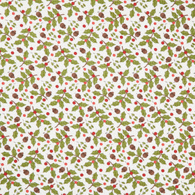 Snowtop Mountain Flannel - Greenery Cream Yardage