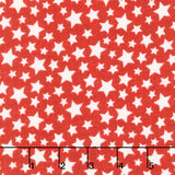 Snowtop Mountain Flannel - Star Red Yardage