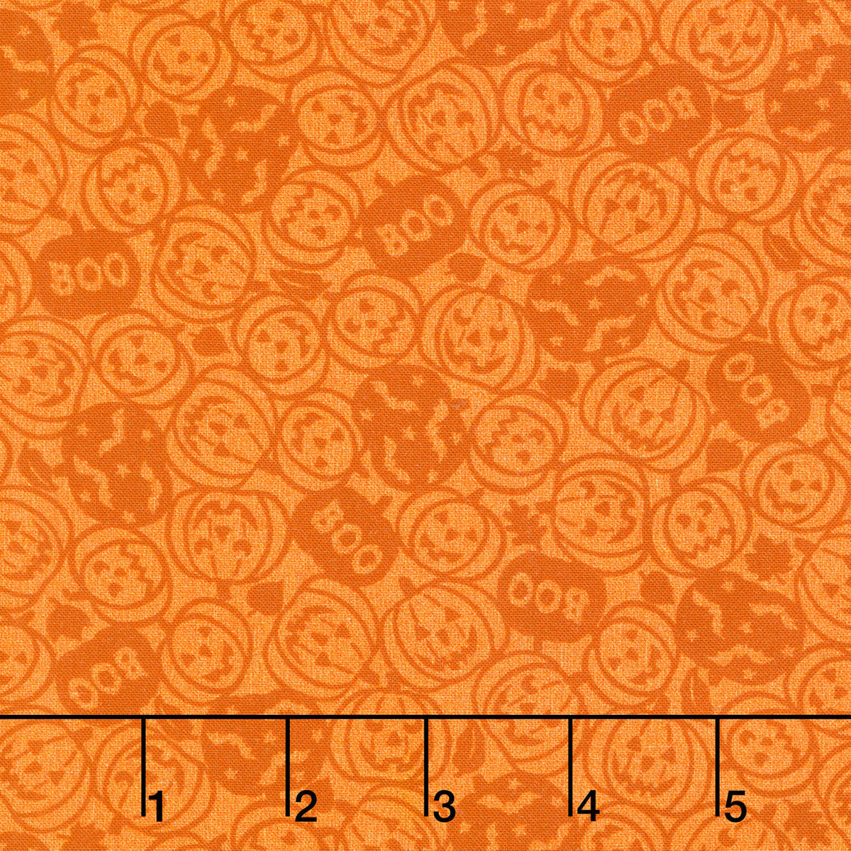 Pumpkin Grove - Spooky Pumpkins Orange Yardage