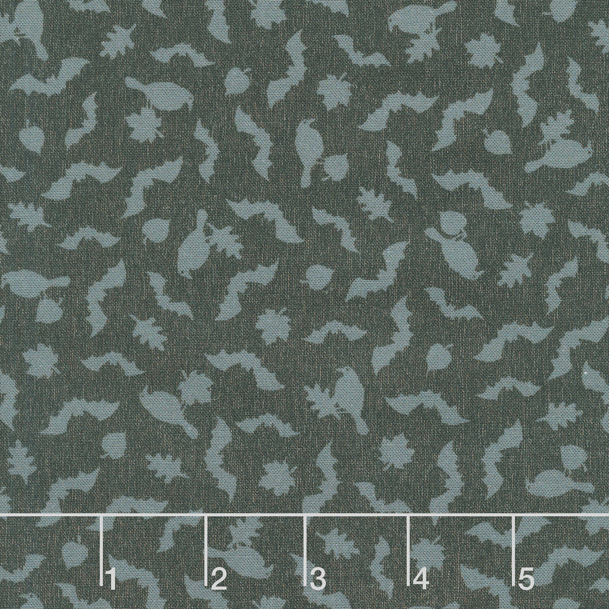 Pumpkin Grove - Bats And Crows Black Yardage
