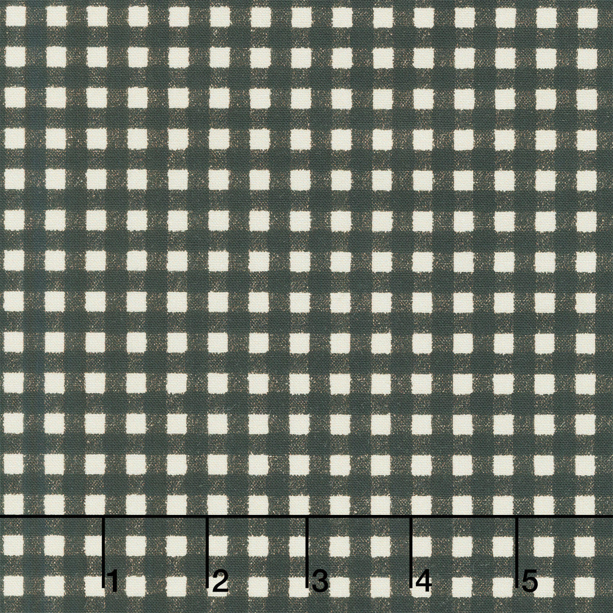 Pumpkin Grove - Gingham Black Yardage