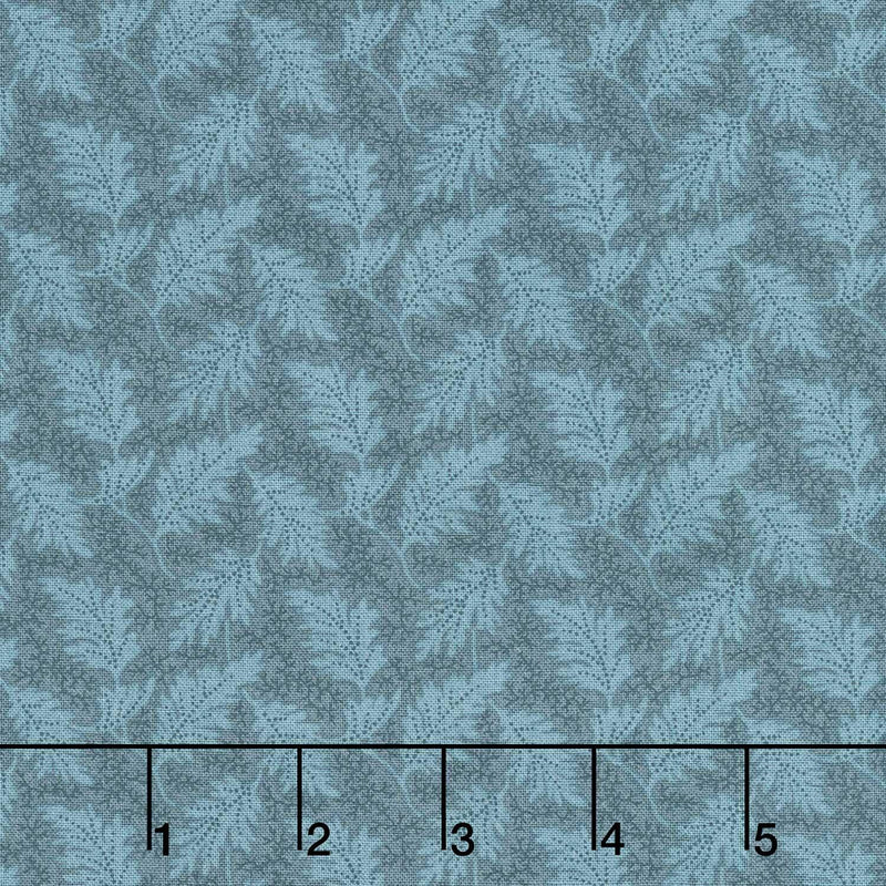 Midnight Bloom - Leaves Navy Yardage
