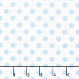Kimberbell Basics - Blue Dots on White Yardage