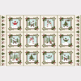 Snowtop Mountain Flannel - Frames Cream Panel