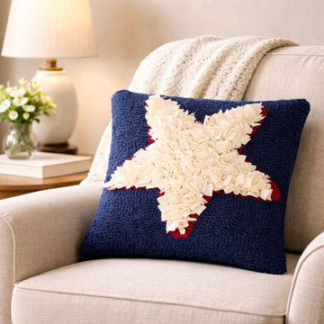 Americana Starshine Proddy And Punch Needle Pillow Kit