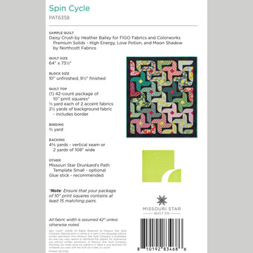 Spin Cycle Quilt Pattern by Missouri Star