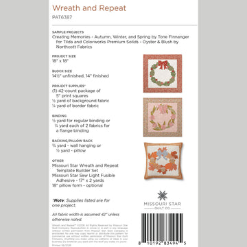 Wreath and Repeat Pattern by Missouri Star