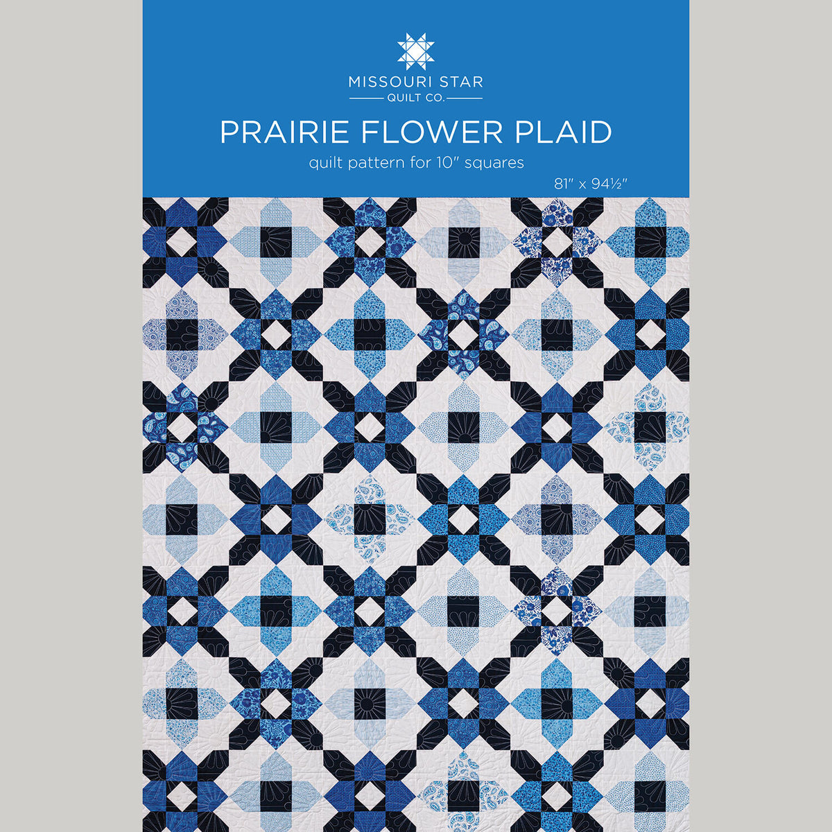 Prairie Flower Plaid Quilt Pattern by Missouri Star