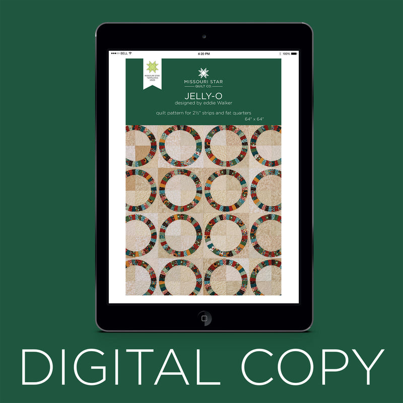 Digital Download - Jelly-O Quilt Pattern by Missouri Star