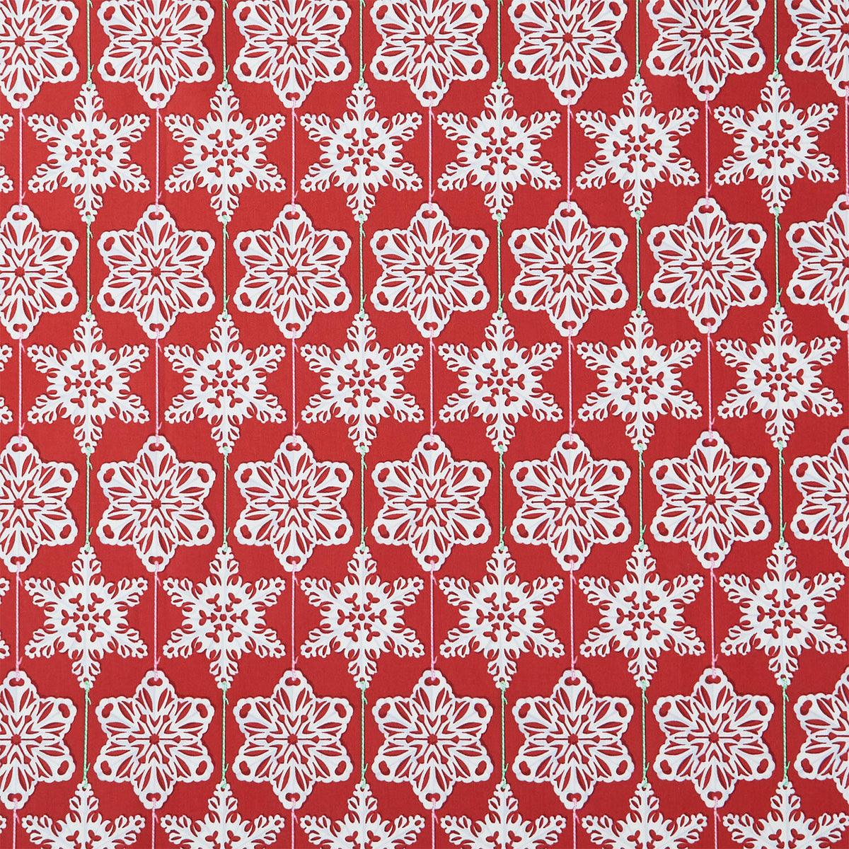 Cozy Christmas - Paperflakes Red Hot Yardage