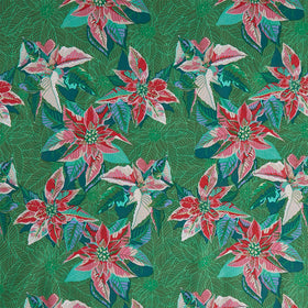 Cozy Christmas - Poinsettia Housewarming Yardage