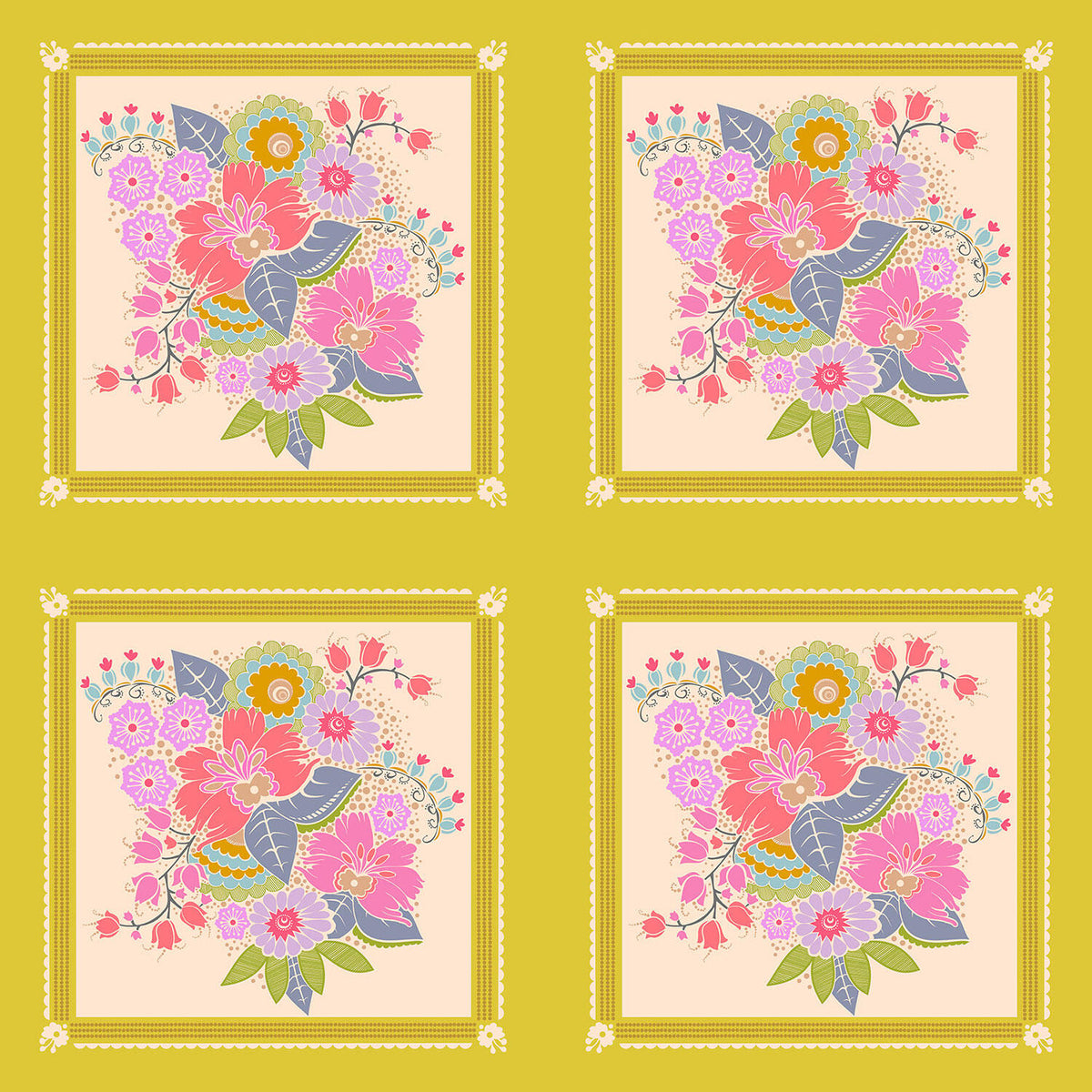Allegory - Square Dance Tart Panel