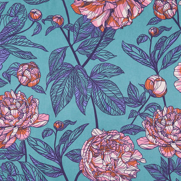 Indelible - Peony Jade 108" Wide Backing
