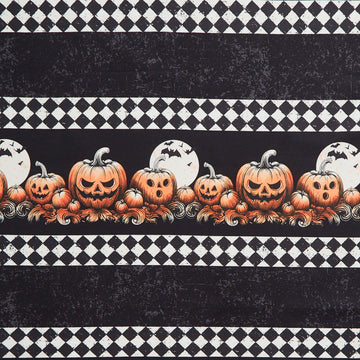 Haunted Hollow - Hallowen Border Stripe Halloween Yardage