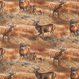 Birchwood - Field Of Deer Tan Multi Yardage