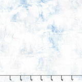 Altitude - Mini Trees Off White/Blue Yardage