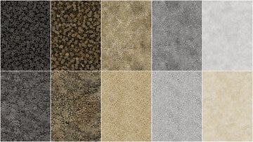 Shimmer - Desert Sand & City Fog Metallic Strips