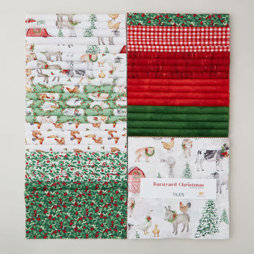 Barnyard Christmas Tiles
