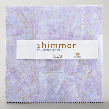 Shimmer - Pansy & Deep Sea Metallic Tiles