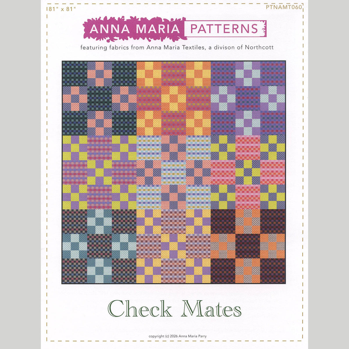 Check Mates Quilt Pattern