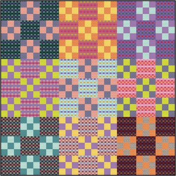 Check Mates Quilt Pattern