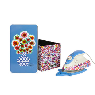 Oliso Kaffe Fassett M3PRO Mini Project Iron with Trivet