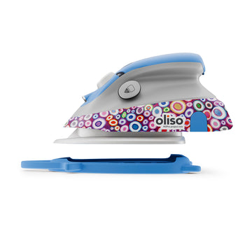 Oliso Kaffe Fassett M3PRO Mini Project Iron with Trivet