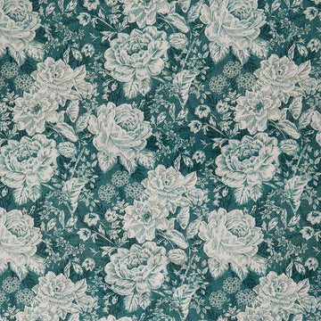 Charlotte - Vintage Floral Green 108" Wide Backing