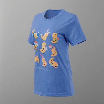Missouri Star Seasons of Chuck T-shirt - Heather Columbia Blue S