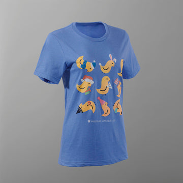Missouri Star Seasons of Chuck T-shirt - Heather Columbia Blue S