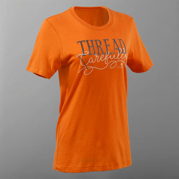 Missouri Star Thread Carefully T-shirt - Burnt Orange - L
