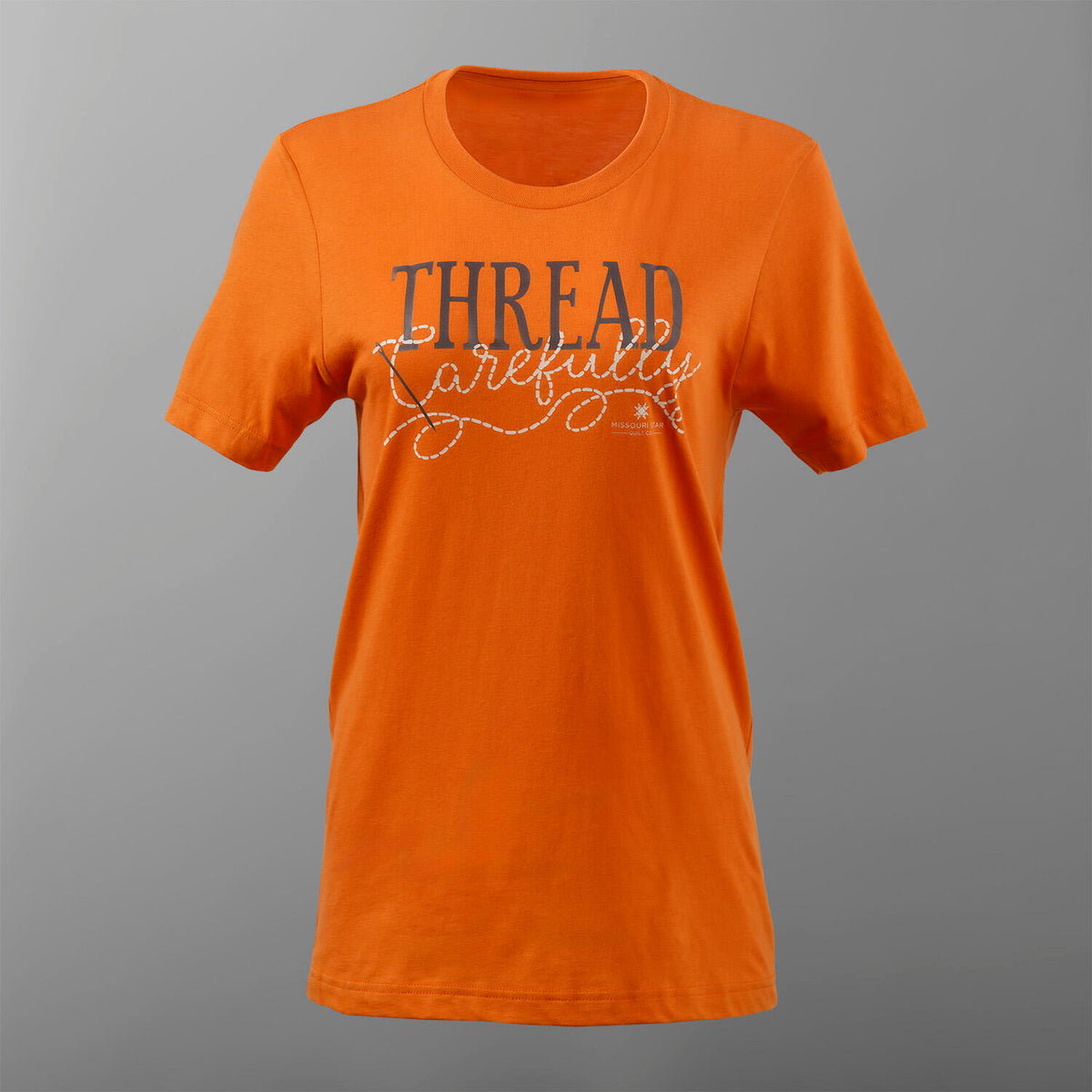 Missouri Star Thread Carefully T-shirt - Burnt Orange - L