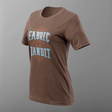Missouri Star Fabric Bandit T-shirt - Heather Brown - M