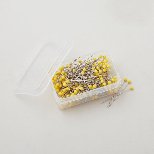 Extra-Long Yellow Color Ball Pins - 250 count