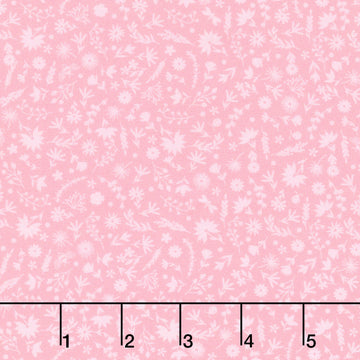 Ingrid's Wildflowers - Tonal Flowers Pink Yardage