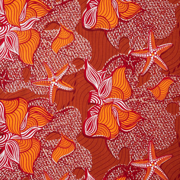 Uniwax - Prints from the Ivory Coast Wax Print Gold Yardage